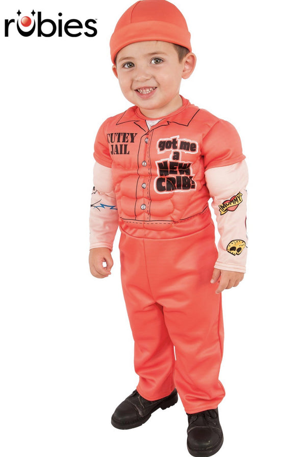 MUSCLE MAN PRISONER DELUXE COSTUME, CHILD